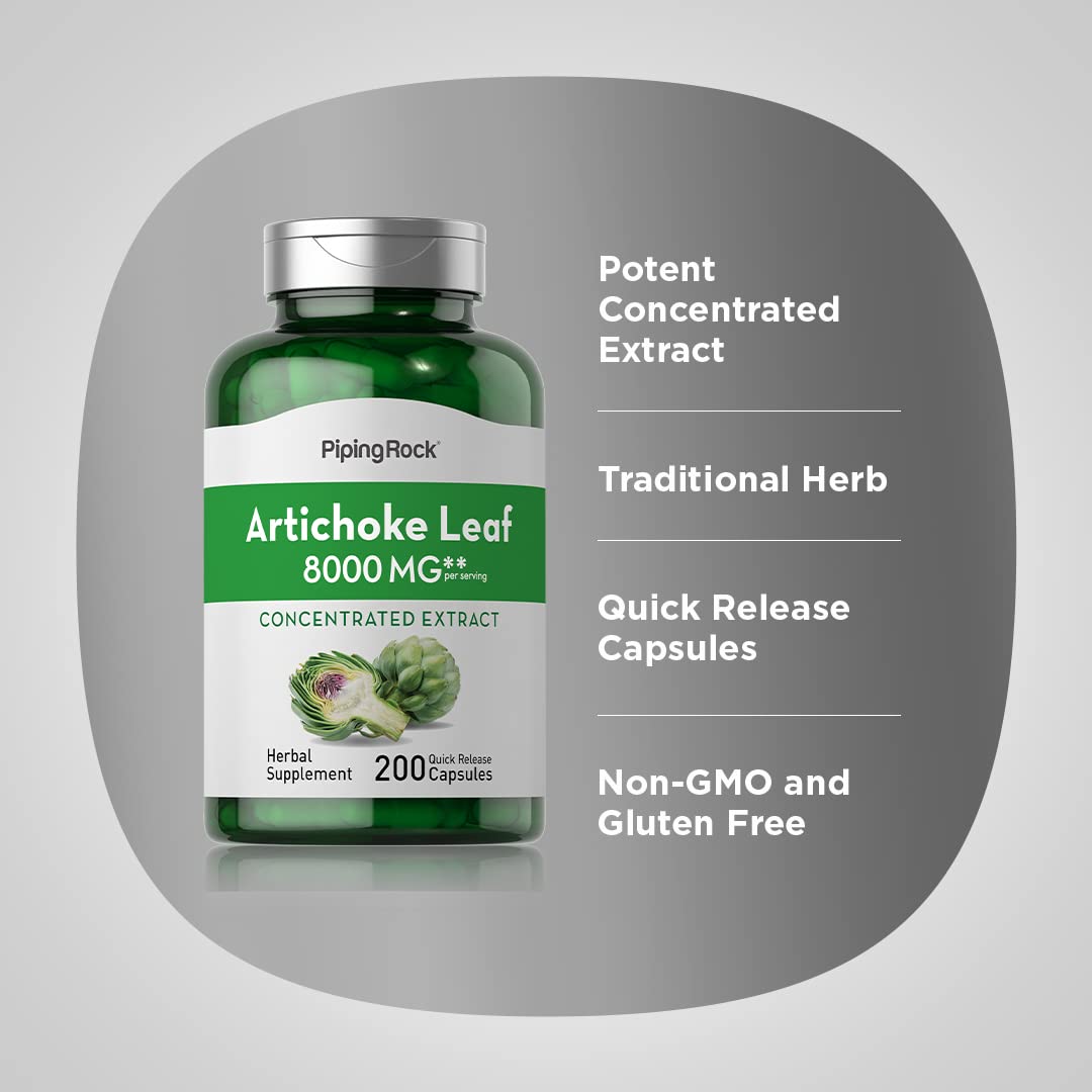 Authentic USA imported artichoke leaf extract capsules for digestive support in India