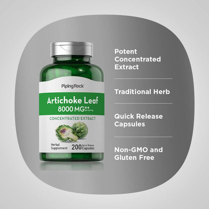 Authentic USA imported artichoke leaf extract capsules for digestive support in India