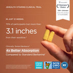 JSHealth Berberine+ supplement label details