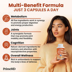 PrimeMD vegan capsules bottle USA imported packaging