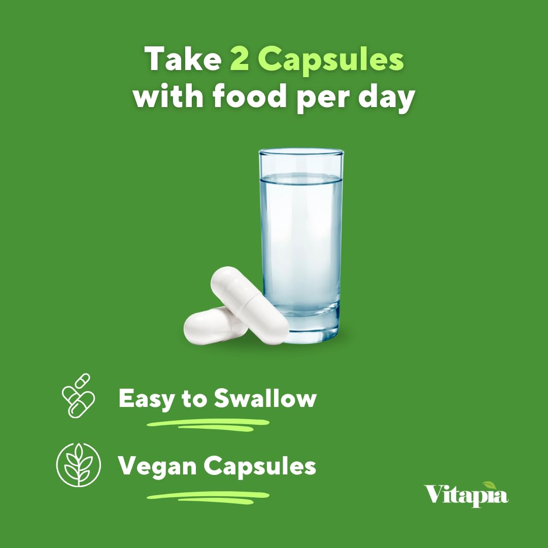 Vitapia Artichoke Extract dietary supplement capsules alongside the original brand outer packaging