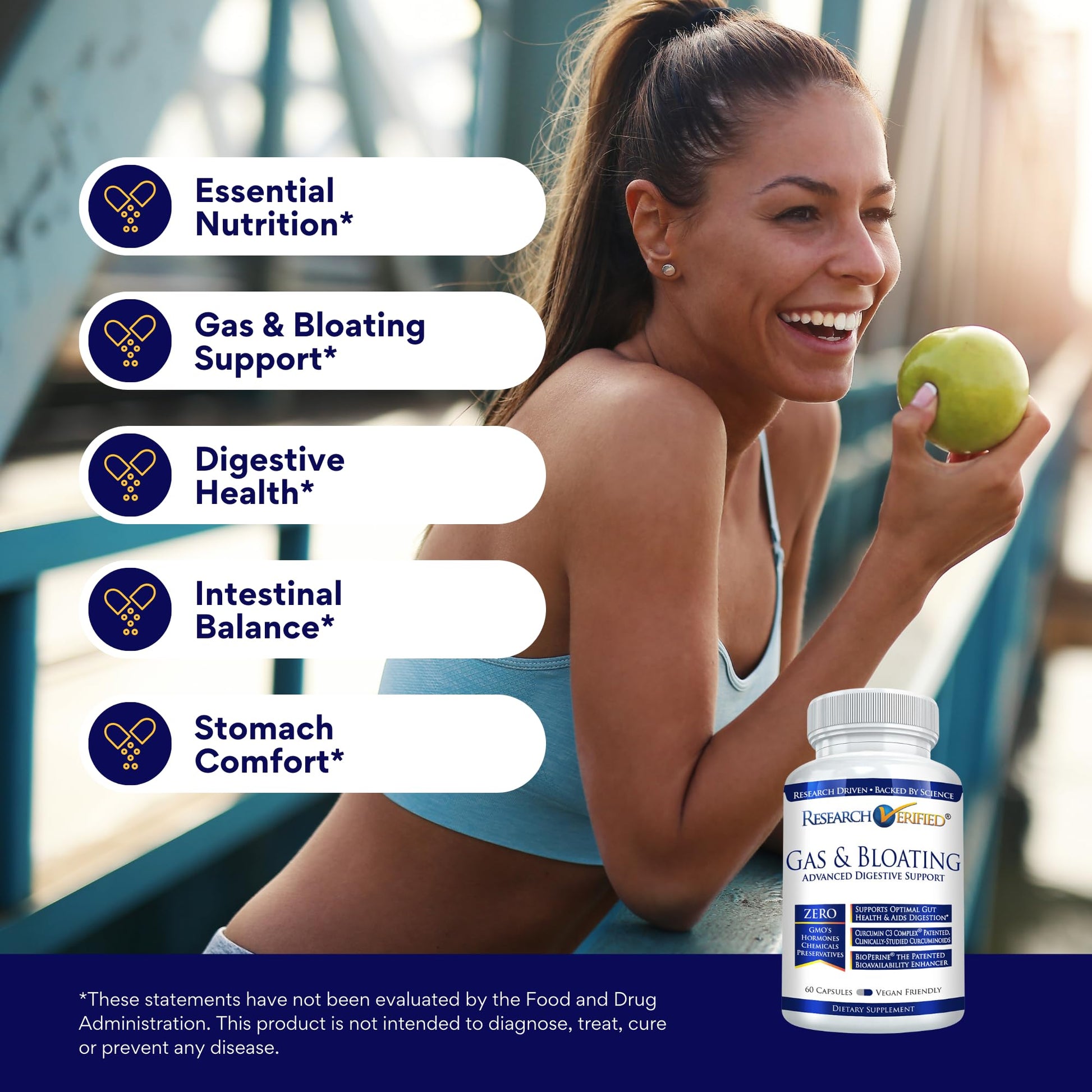 Artichoke powder and ginger root vegan capsules for gut health