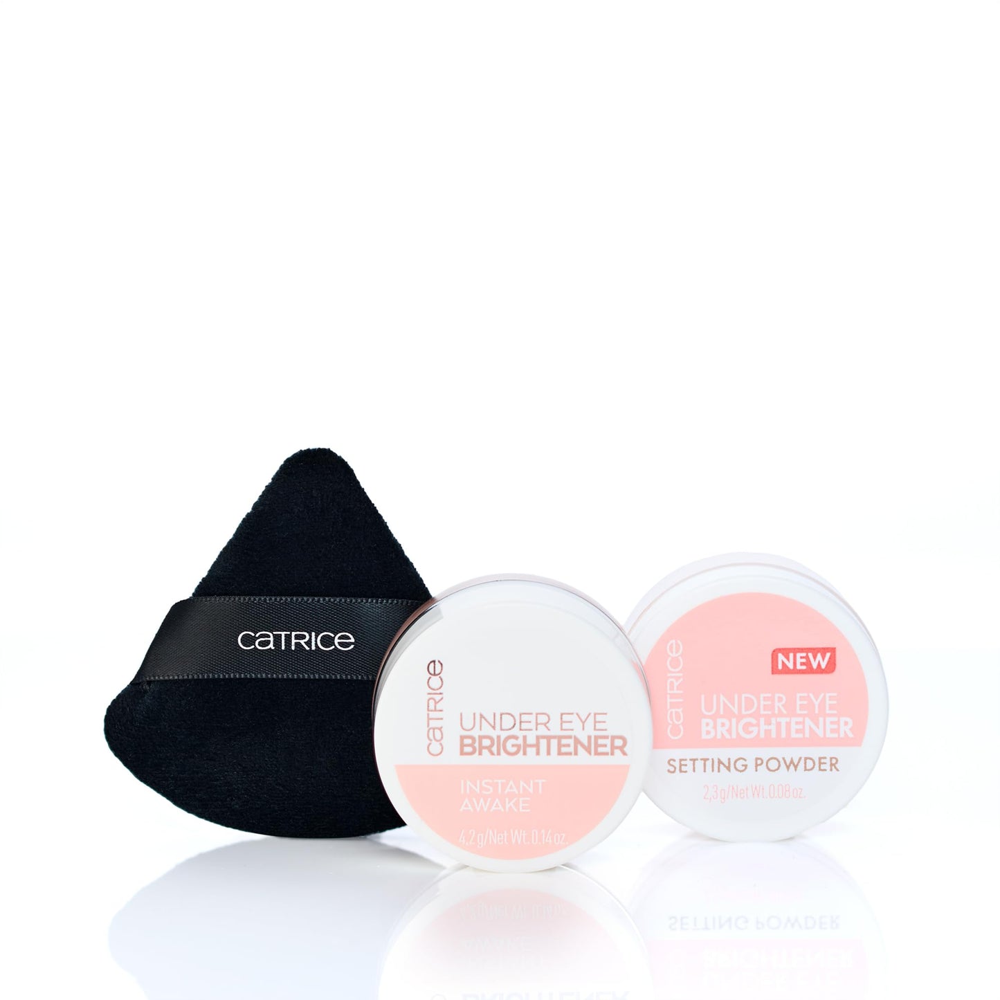 Catrice Under Eye Brightener Setting Powder container showing the finely milled texture