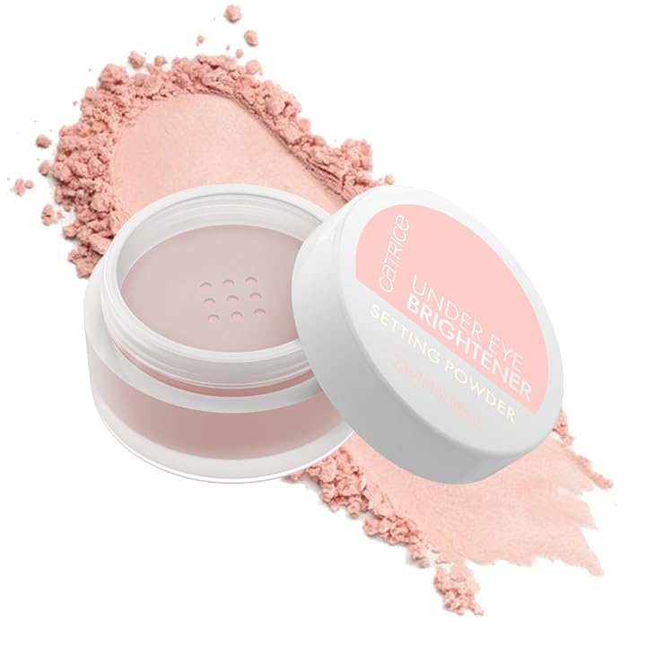 Catrice under eye brightness trio gift set showcasing cream powder and application tools