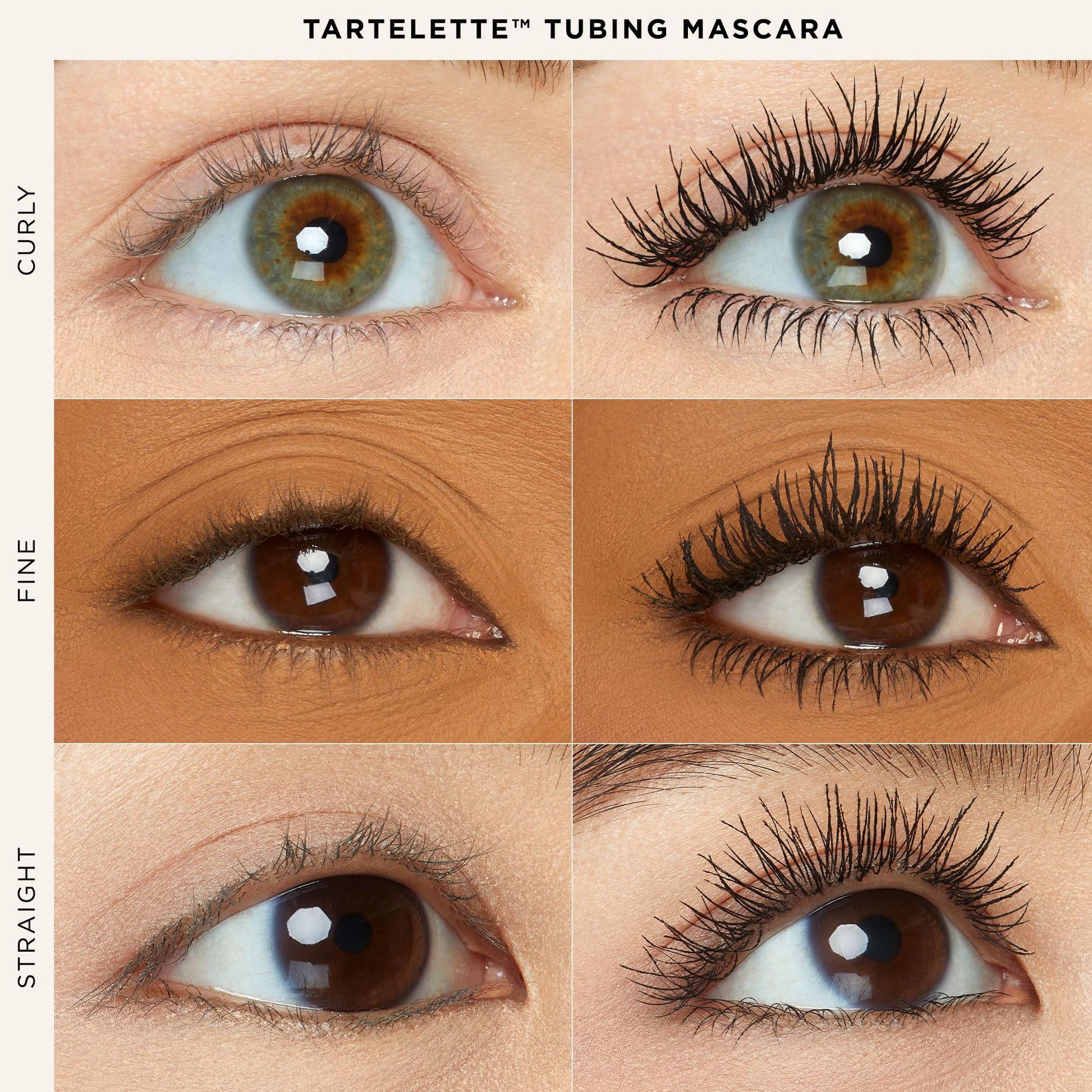 Tartelette Tubing Mascara wand and brush details close up view