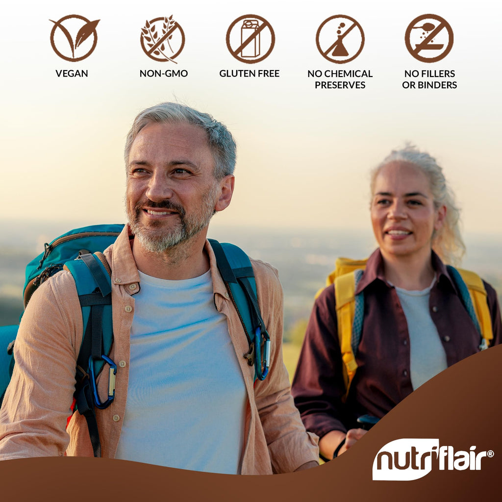 NutriFlair Ceylon Cinnamon bottle with 120 capsule count indicator