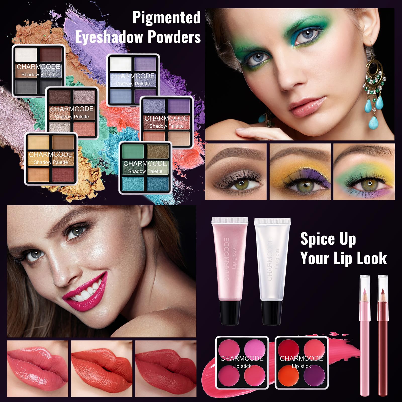 Charmcode cosmetic gift box packaging designed for teen girls and women.