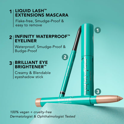 Thrive Causemetics Liquid Lash Extensions Mascara in Brynn close up showing the tubing brush