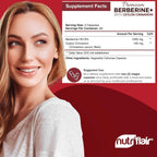 NutriFlair Berberine supplement bottle label details