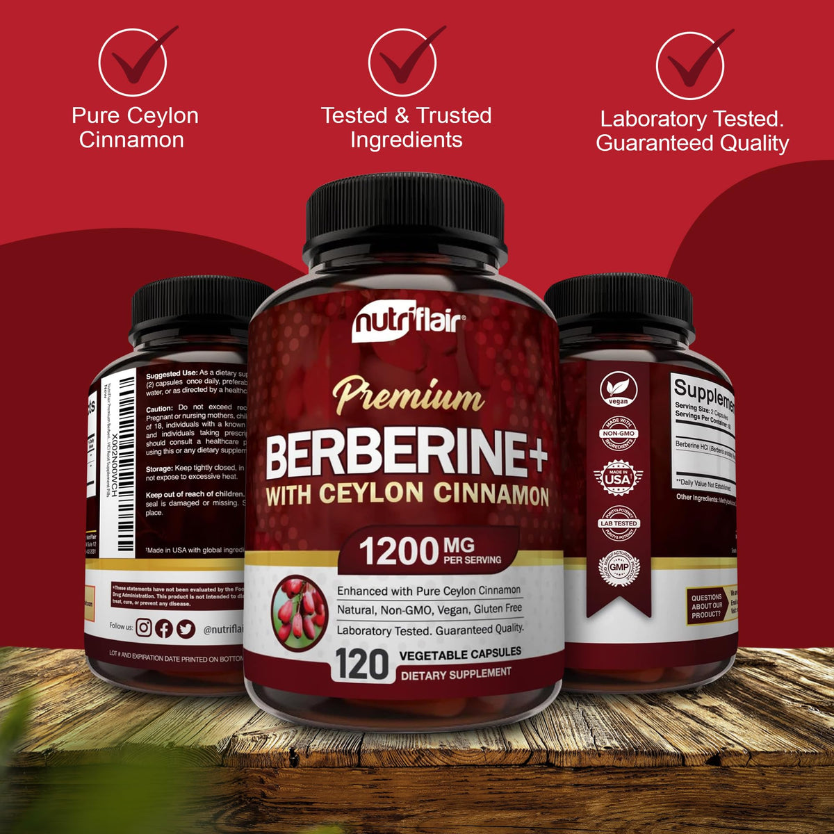 Close up of NutriFlair vegetable capsules
