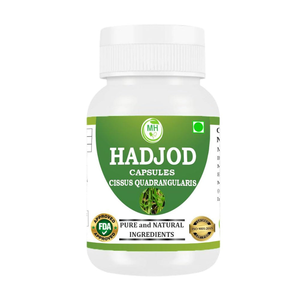 Ayurvedic bone setter herbal supplement vegetarian capsules label details