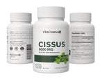 VitaCosmoX Cissus Quadrangularis maximum strength nutritional facts label