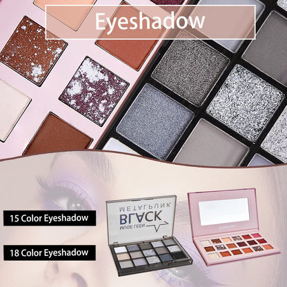Sightling professional gift set including cruelty free liquid lipsticks and face base