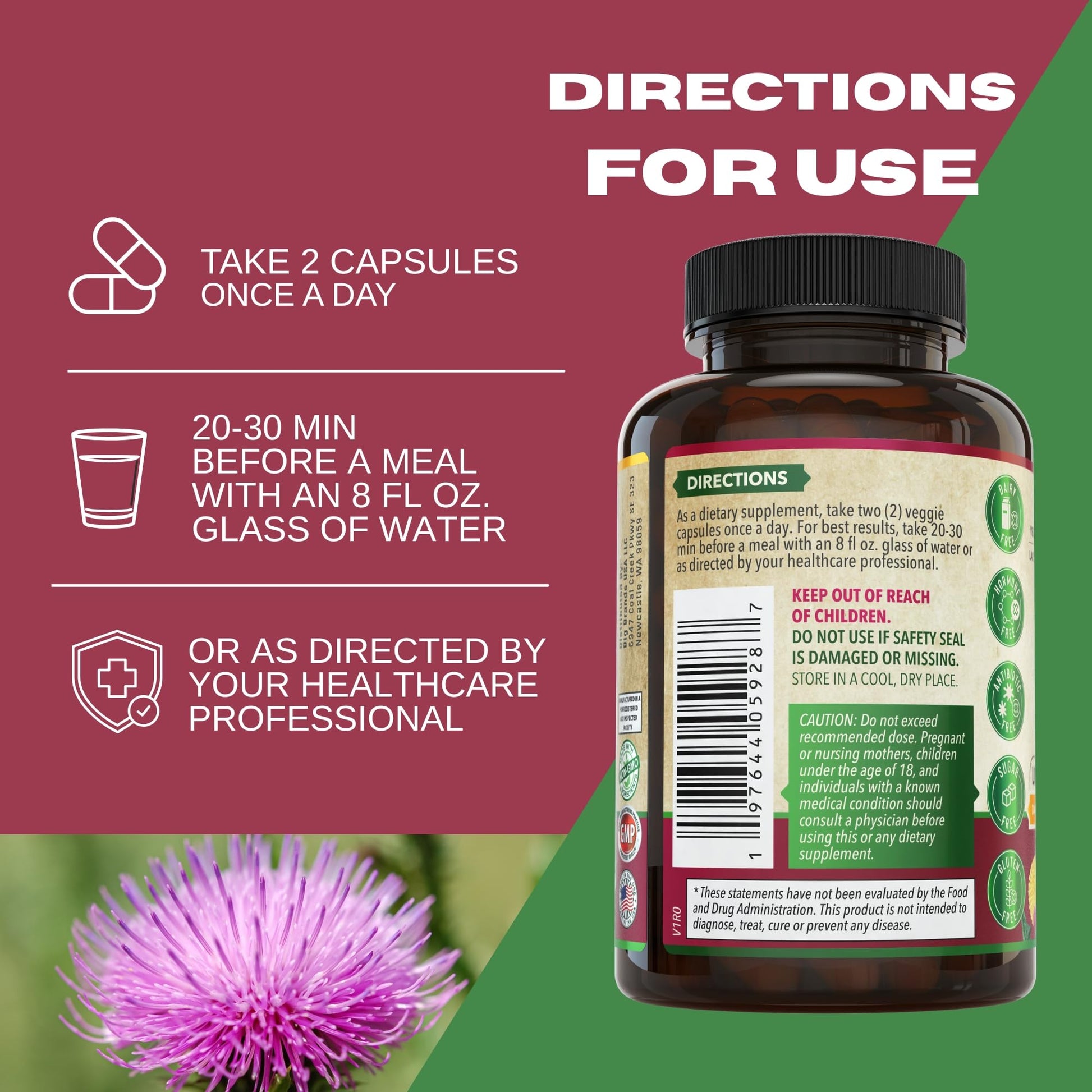 Gluten free and dairy free antioxidant rich liver cleanse pills for daily cellular defense.