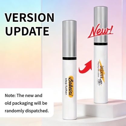YBUETE Waterproof Mascara liquid eyeliner and eyebrow pencil neatly arranged.