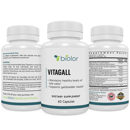 Biolor VitaGall liver and gallbladder support formula product display