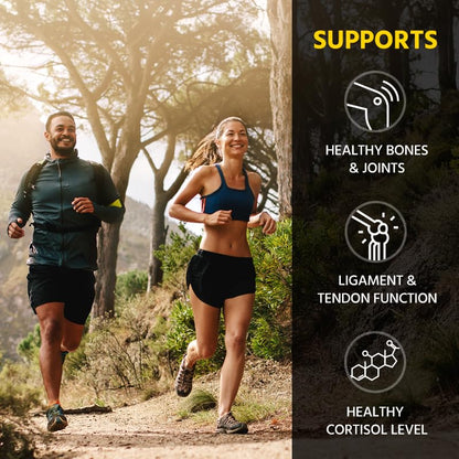 Authentic ML Naturals joint and bone support supplement capsule count information