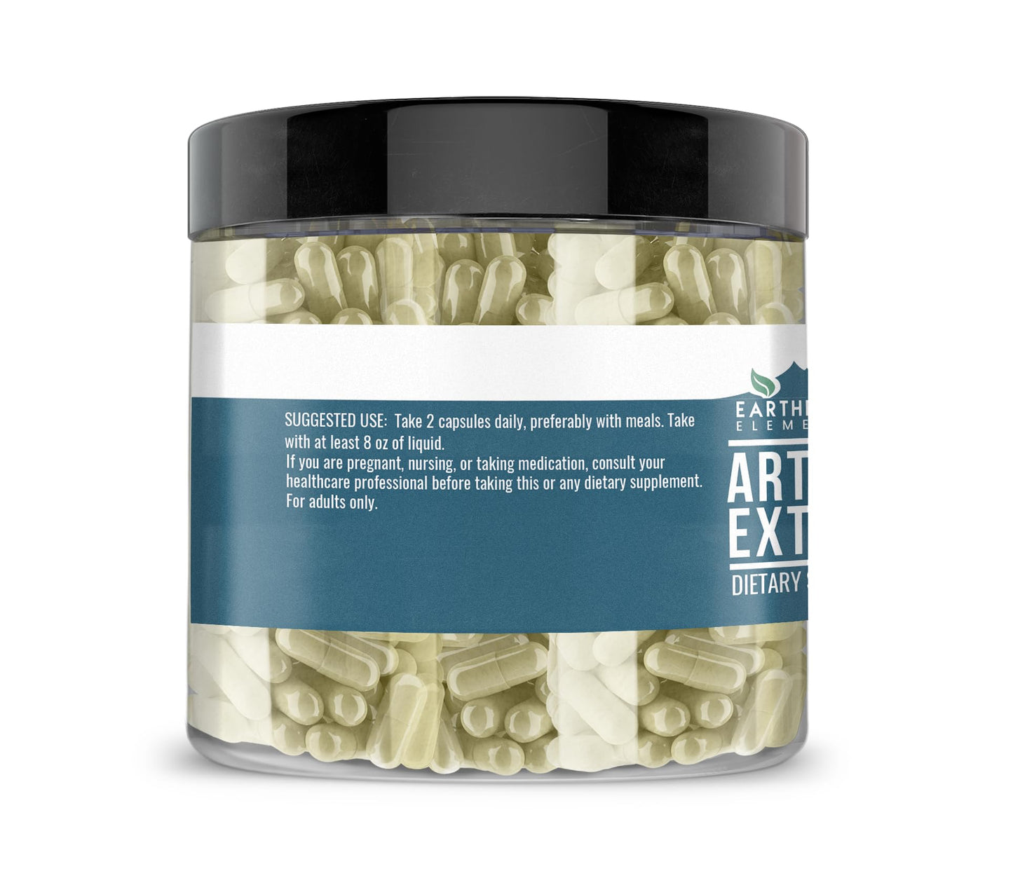 Pure undiluted artichoke extract capsules by Earthborn Elements for digestion