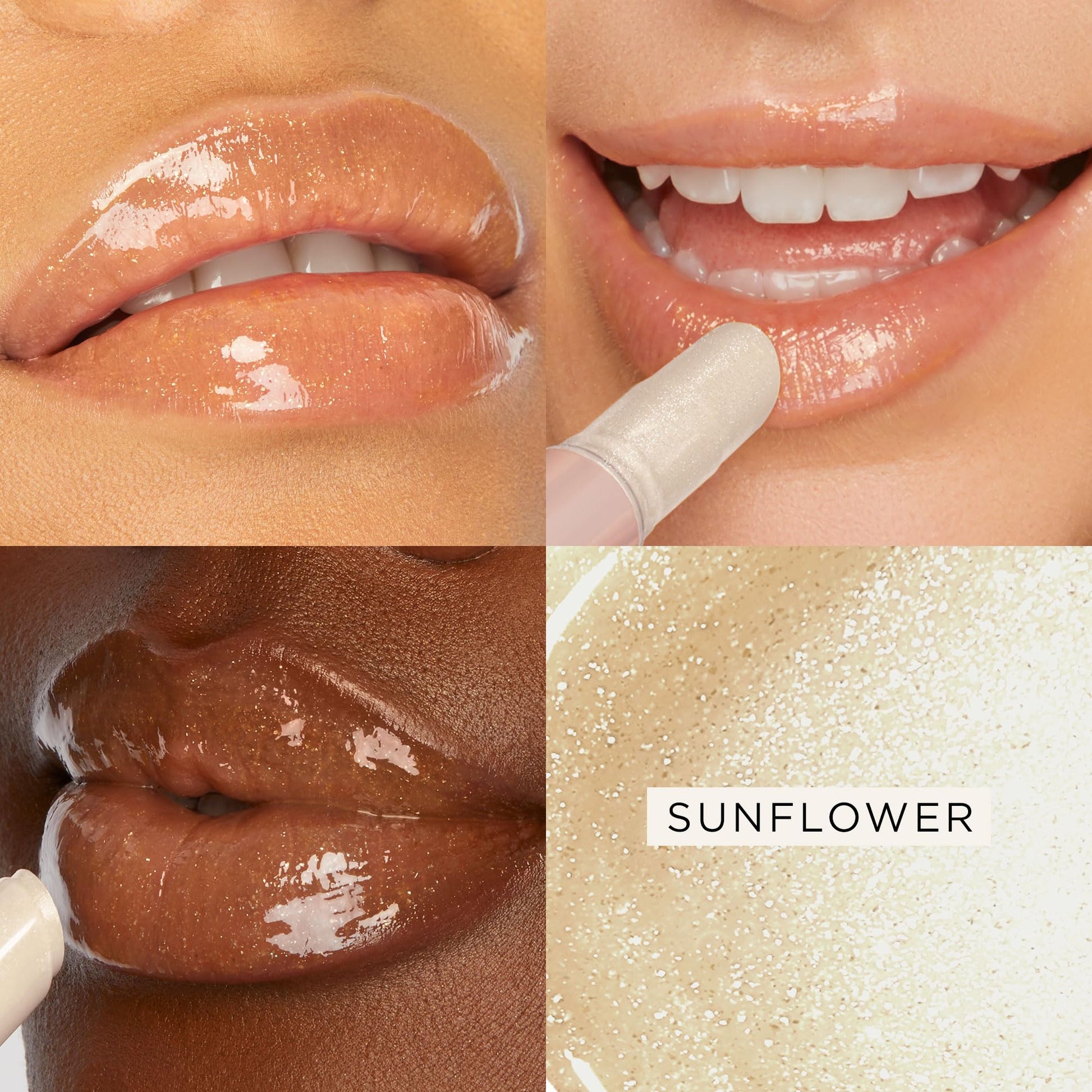 Tarte vegan hydrating lip gloss balm click component close up