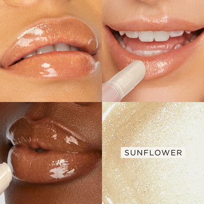 Tarte vegan hydrating lip gloss balm click component close up