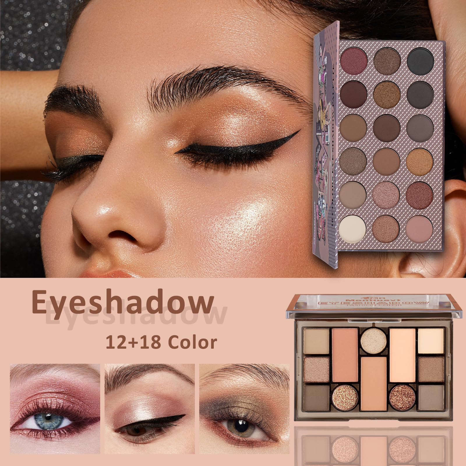 MONRUEVT teenage makeup gift set including liquid lipstick and mascara items