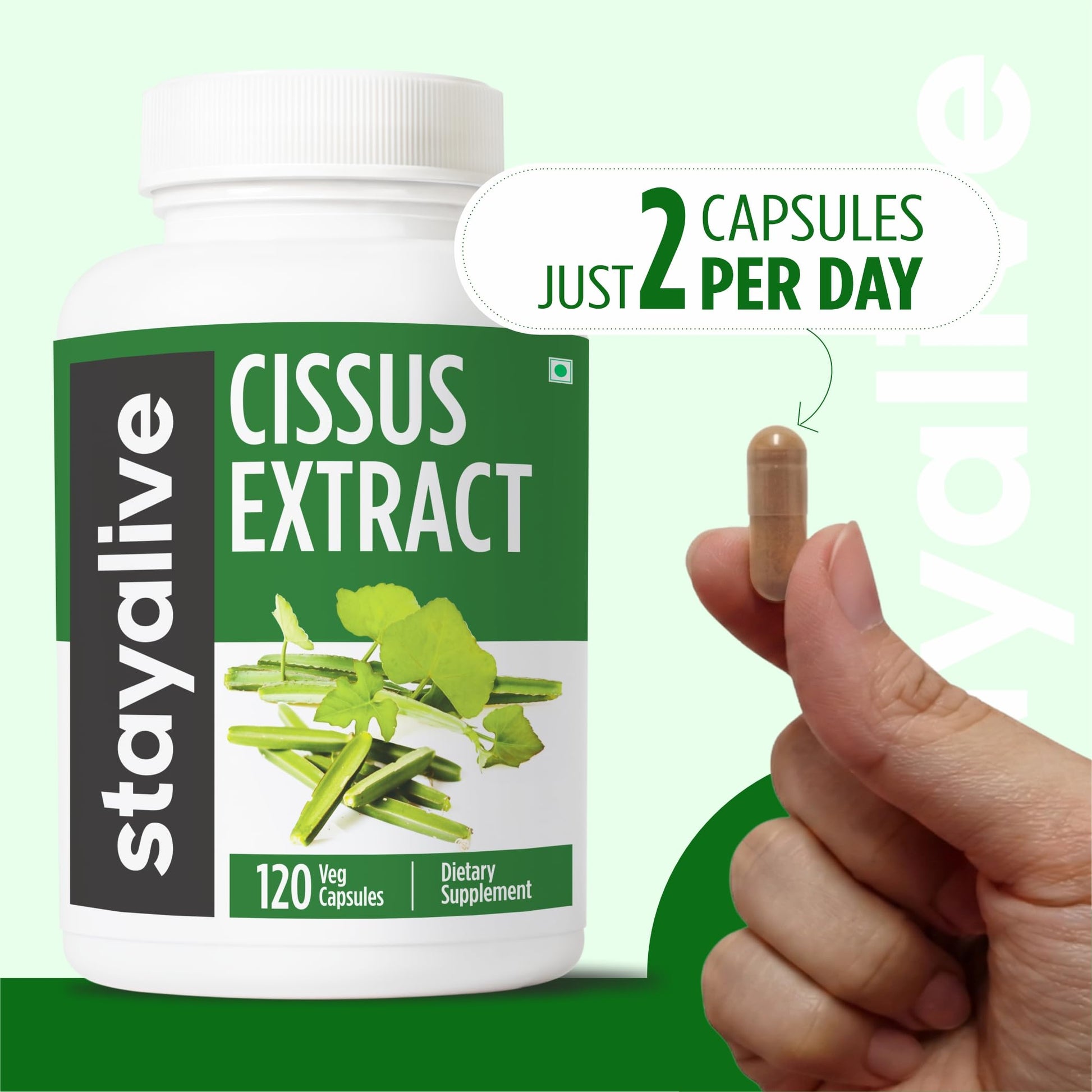 Stay Alive plant based aerial extract capsules for daily musculoskeletal health