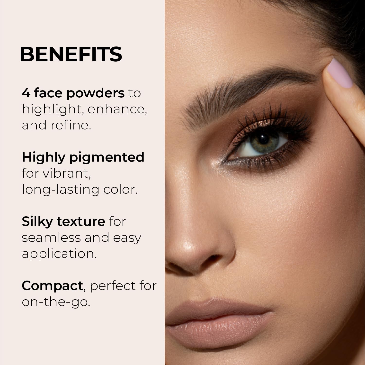 Luminess Face Time All In One Makeup Kit packaging box demonstrating authentic USA imported beauty product.