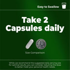 Immortal Herbs Hadjod joint and bone support capsules serving size information