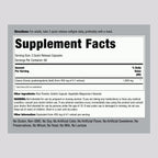 Piping Rock Ultra Concentrated Cissus 1800 mg bottle showcasing supplement facts