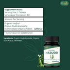 Authentic Organic Spree Hadjod bone health supplement container on a clean background