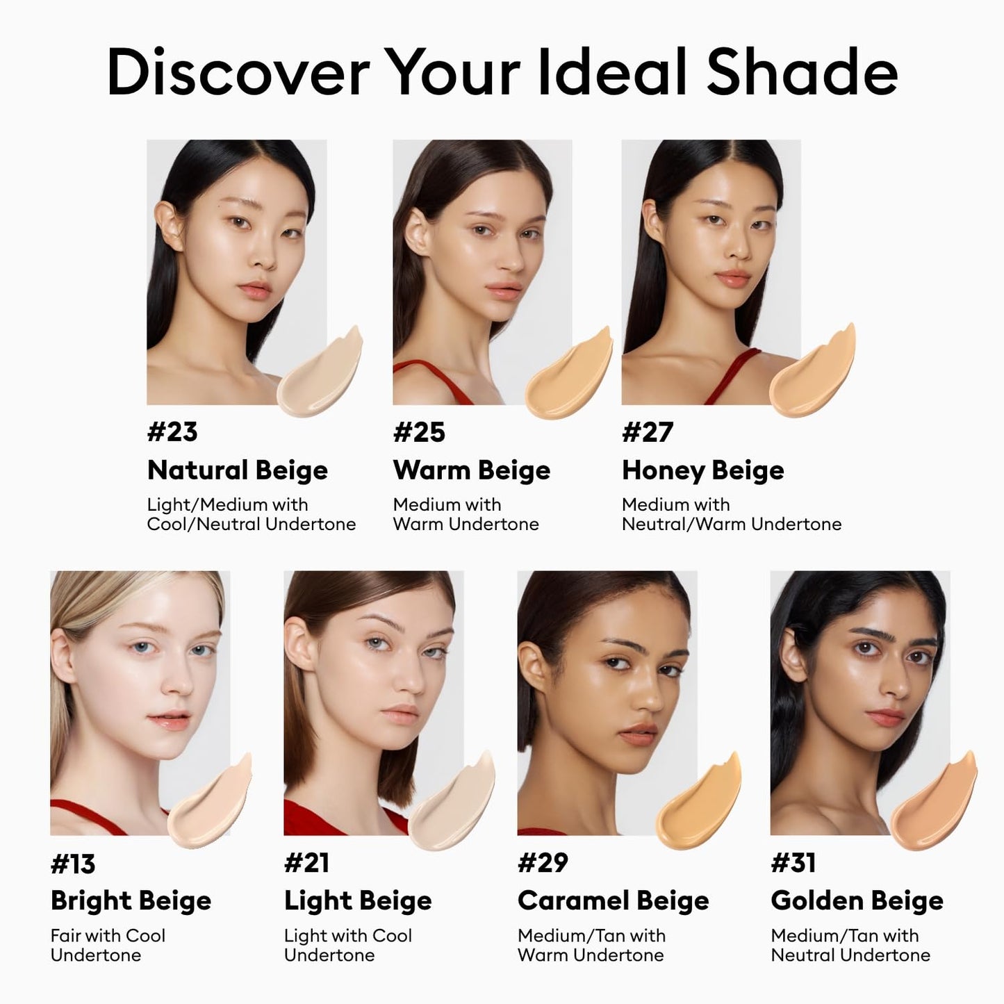Side profile of imported Korean beauty base makeup tube package details
