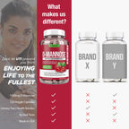 Dacha Natural D-Mannose bladder health support bottle top down