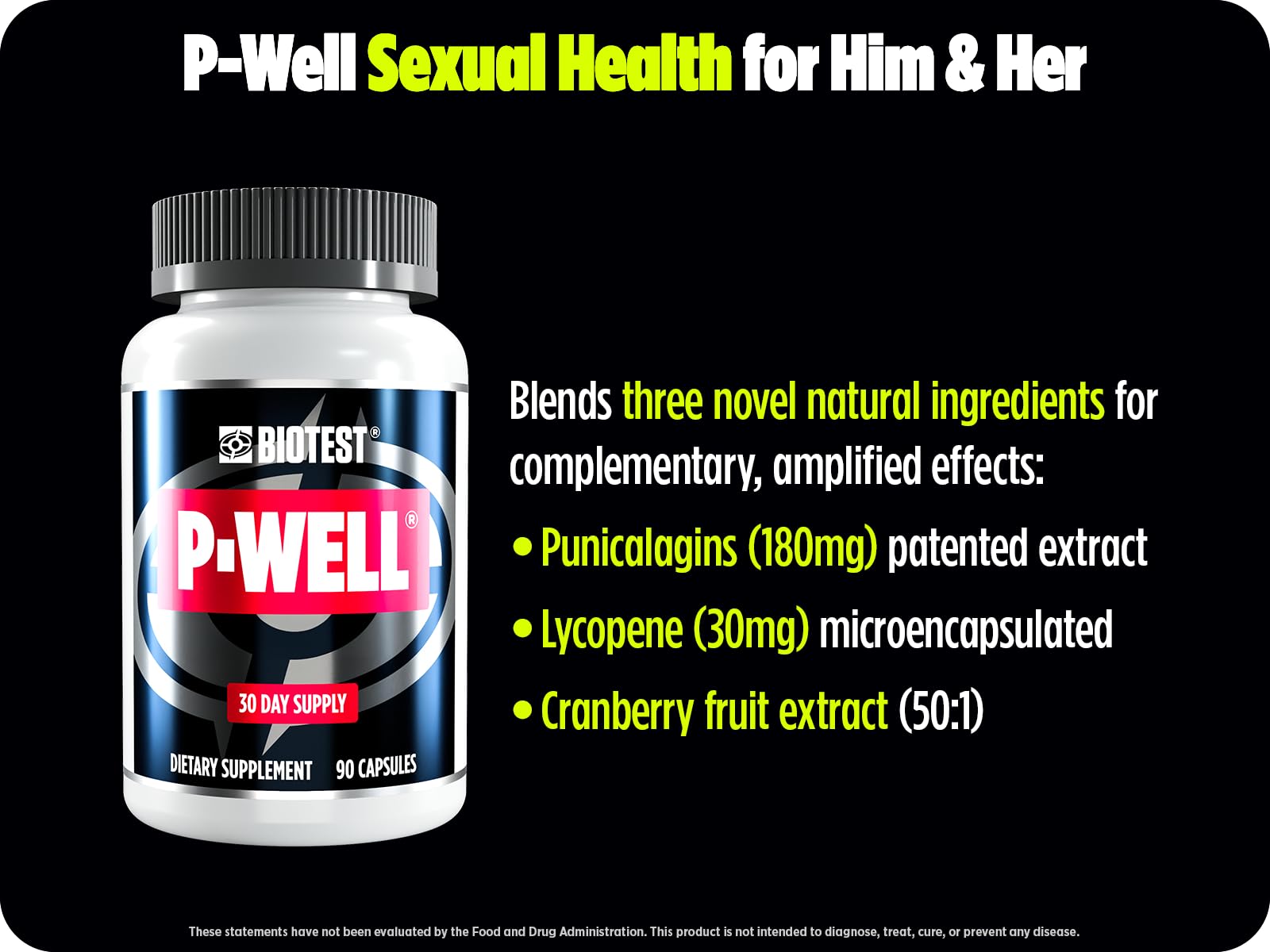 Biotest P-Well 30 Servings Authentic Import Packaging