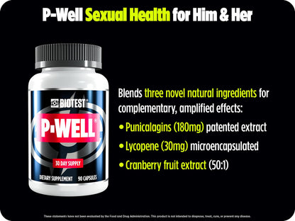 Biotest P-Well 30 Servings Authentic Import Packaging