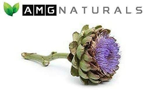 Authentic imported USA AMG Naturals Artichoke Extract bottle showing clean formula facts