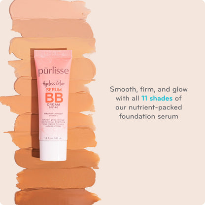 Purlisse color correcting light medium foundation for wrinkles and firmness