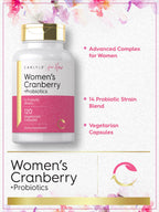 Carlyle Women's Cranberry Plus Probiotics ingredient details