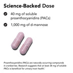 Theralogix TheraCran Max Cranberry And D-Mannose Bottle