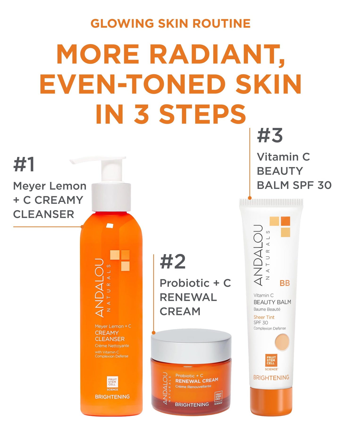 Back label of Andalou Naturals non-nano zinc oxide beauty balm displaying active ingredients