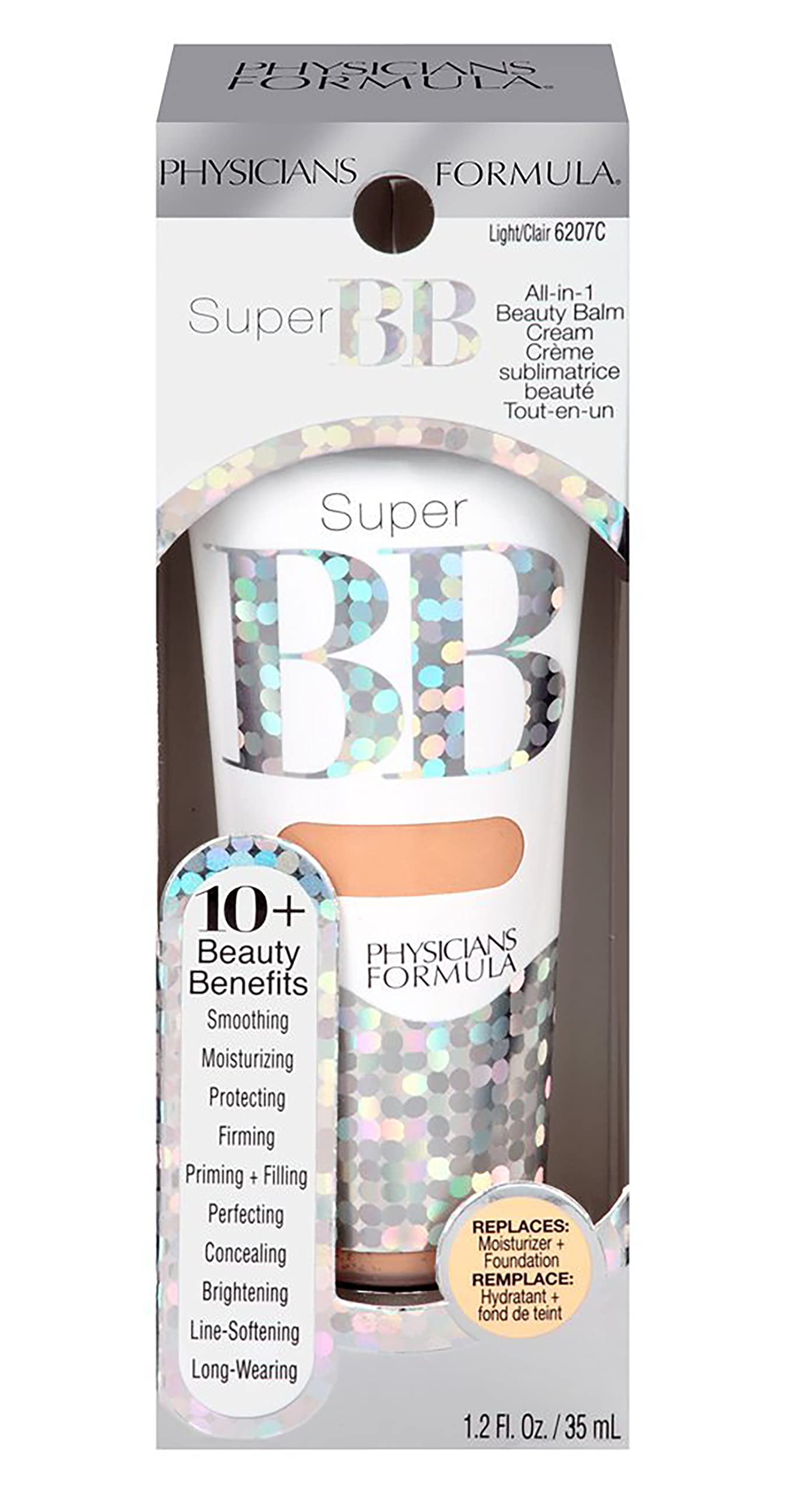 Physicians Formula Super BB Cream packaging details