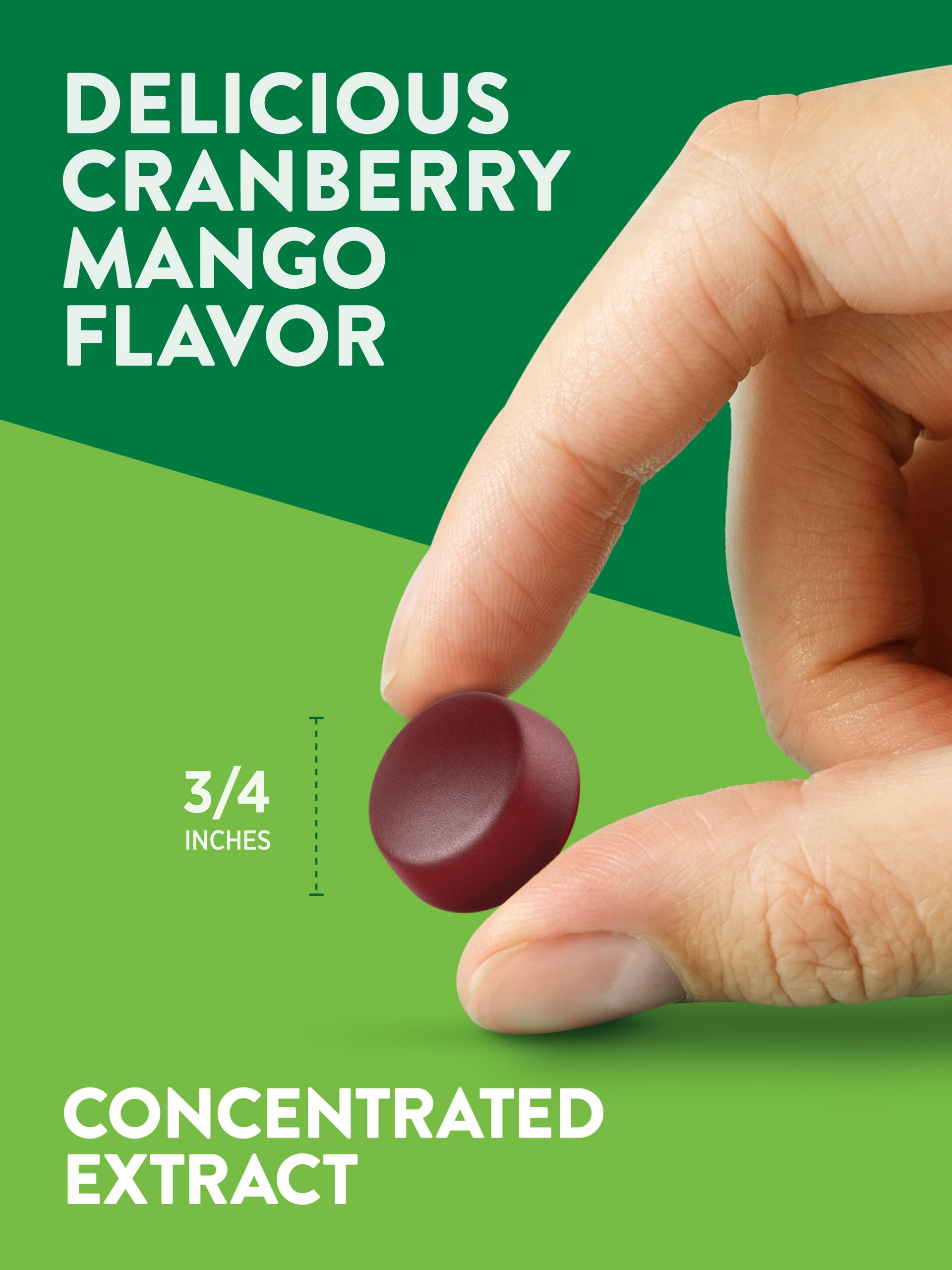 Nature's Truth Cranberry Mango Vegan Cleansing Supplement 60 Gummies texture and color