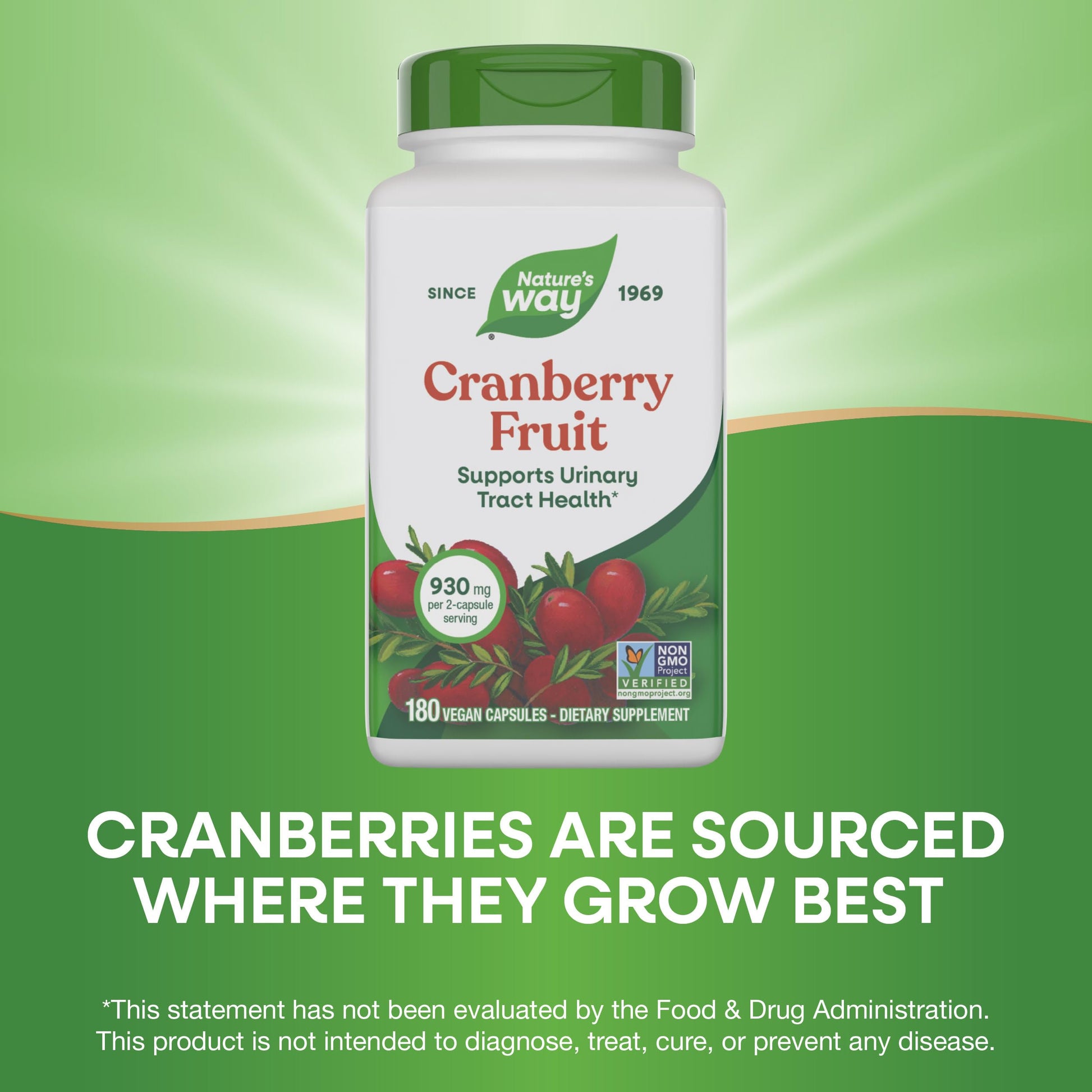 Close-up view of the vegan capsules from Nature's Way showing clean herbal dietary supplement quality.