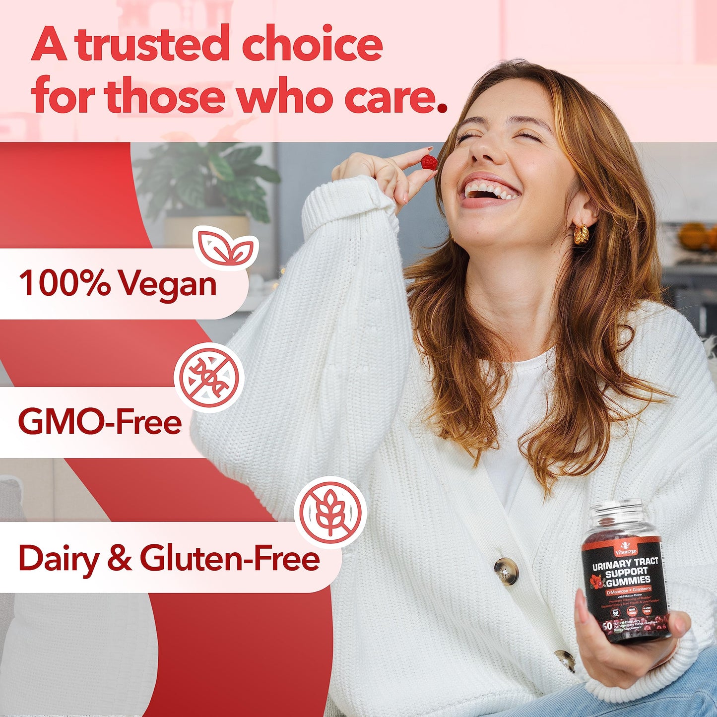 Vitamized Cranberry Gummies with D-Mannose daily wellness lifestyle