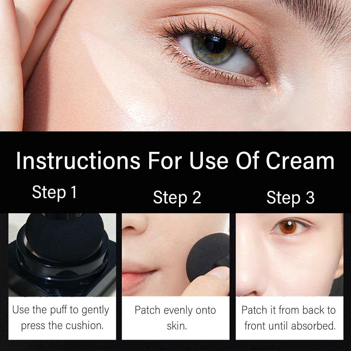 Serentiaelixir BB cream waterproof test droplet demonstration