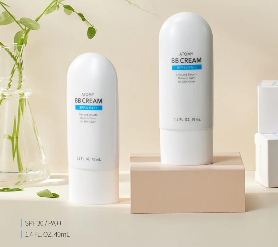 Fiico daily face cosmetics tube standing upright beside natural ingredients