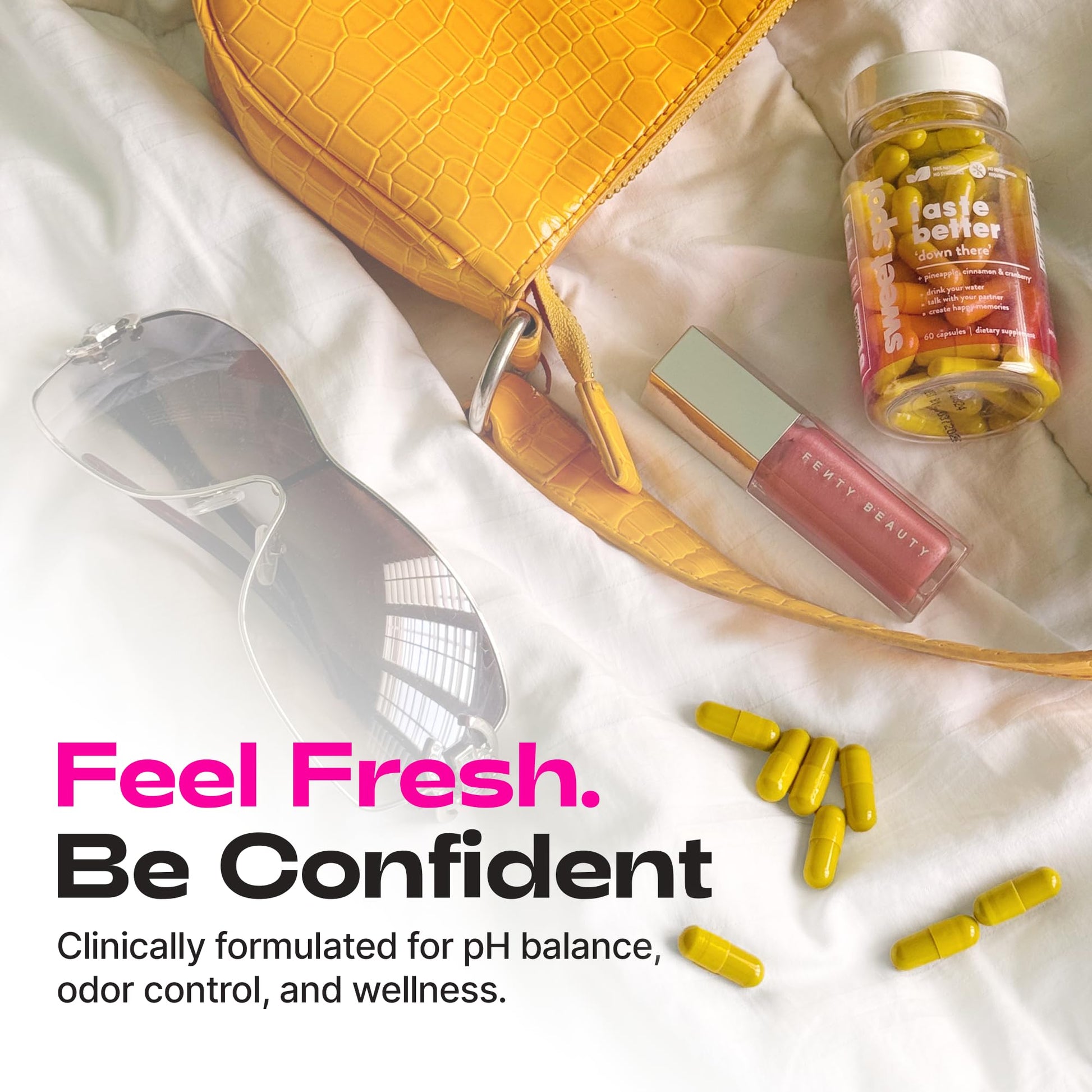Taste The Sweet Spot Feminine Balance Supplement Packaging