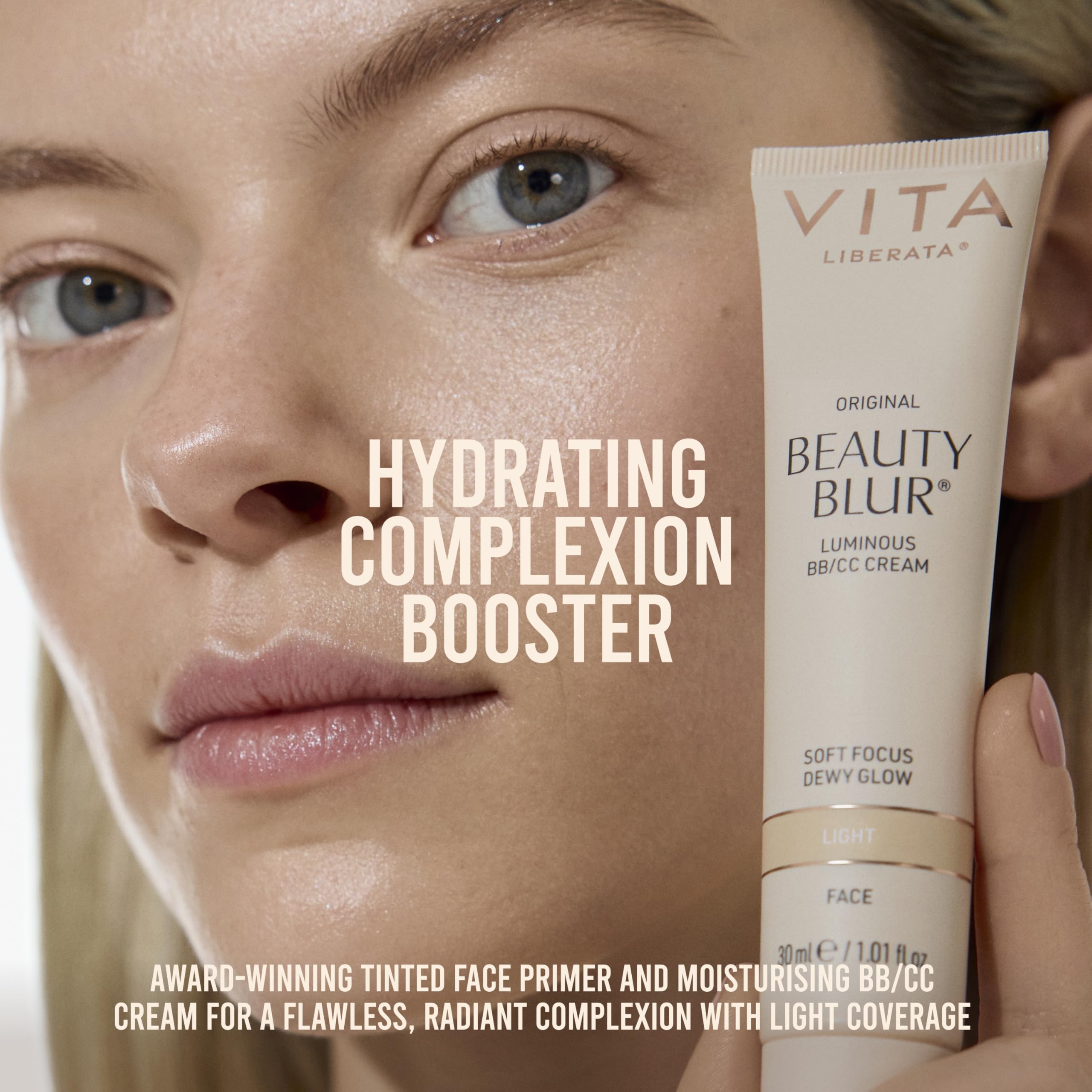 Vita Liberata Beauty Blur Face Medium 30ml tube packaging close up