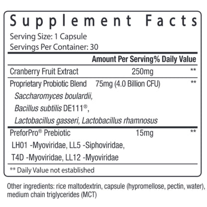 PH-D Feminine Health Probiotic 30 Capsules Packaging