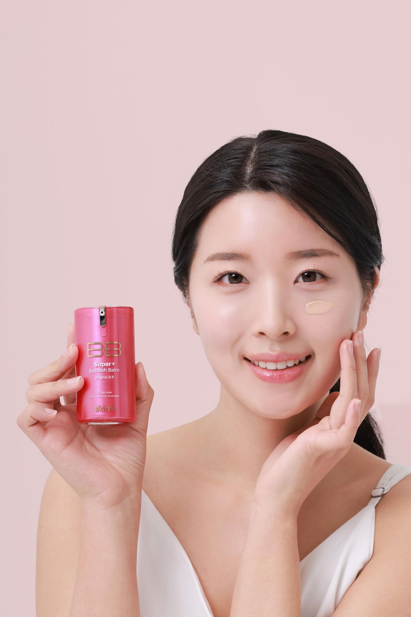 SKIN79 Triple Function Hot Pink BB cream retail box with authenticity label