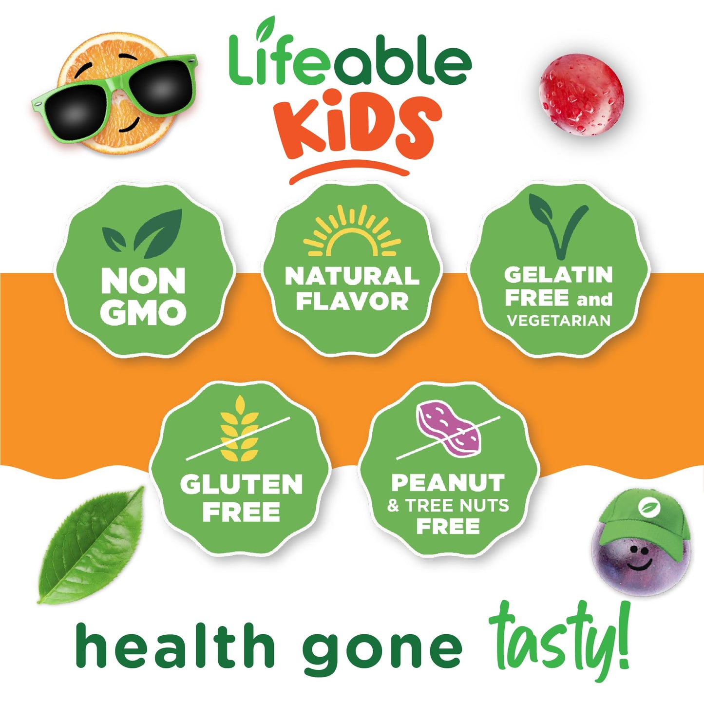 Lifeable Cranberry Gummies For Kids Bladder Support Bottle